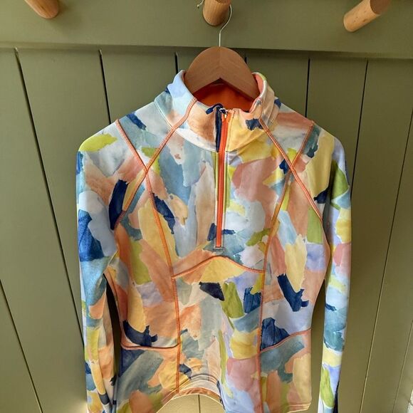 NWT Obermeyer Women's Fleece 1/4 Zip in Paintbrush - Size Medium - Picture 4 of 8